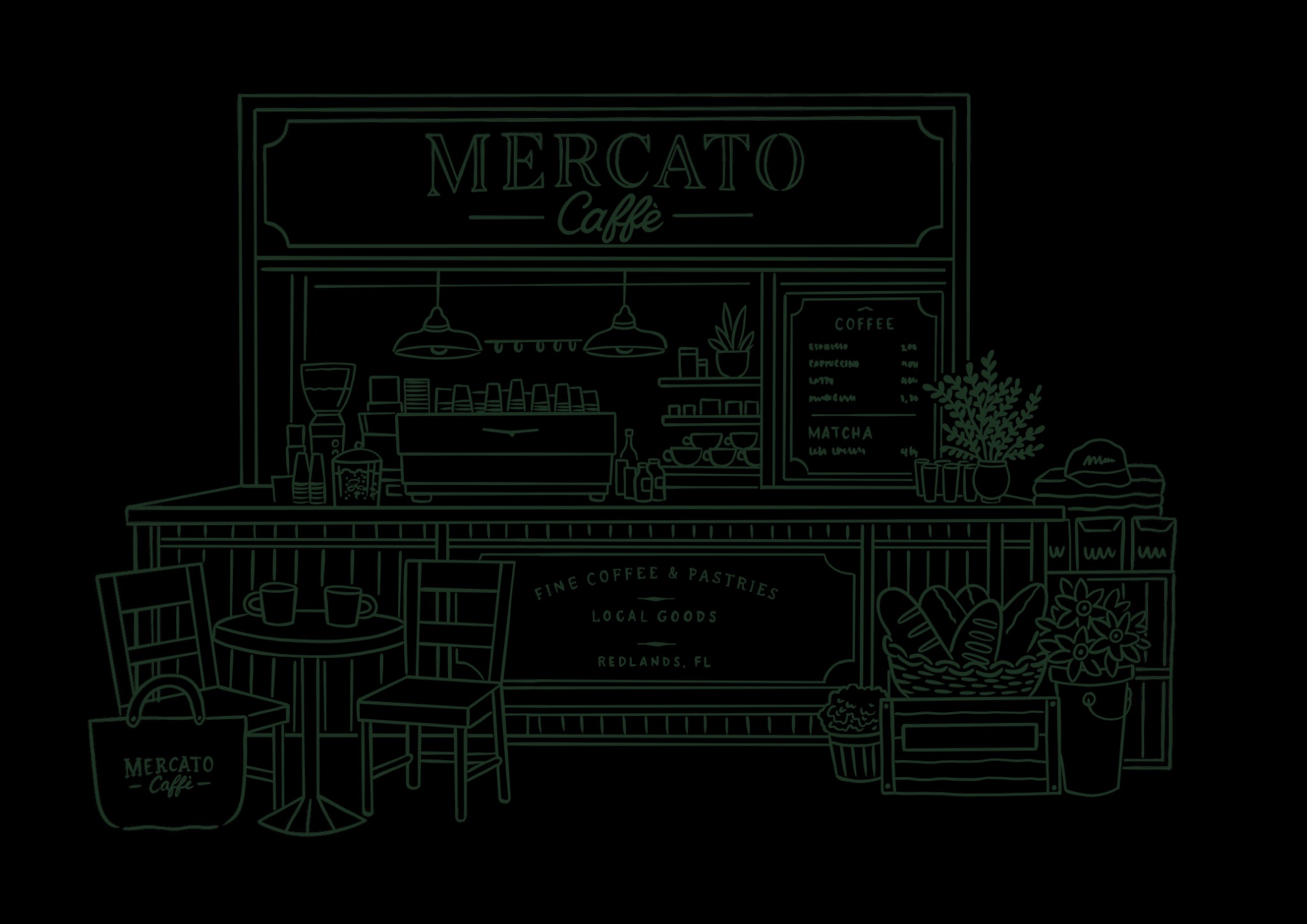 Mercato Caffè — Fine Coffee & Pastries, Local Goods, Redlands FL